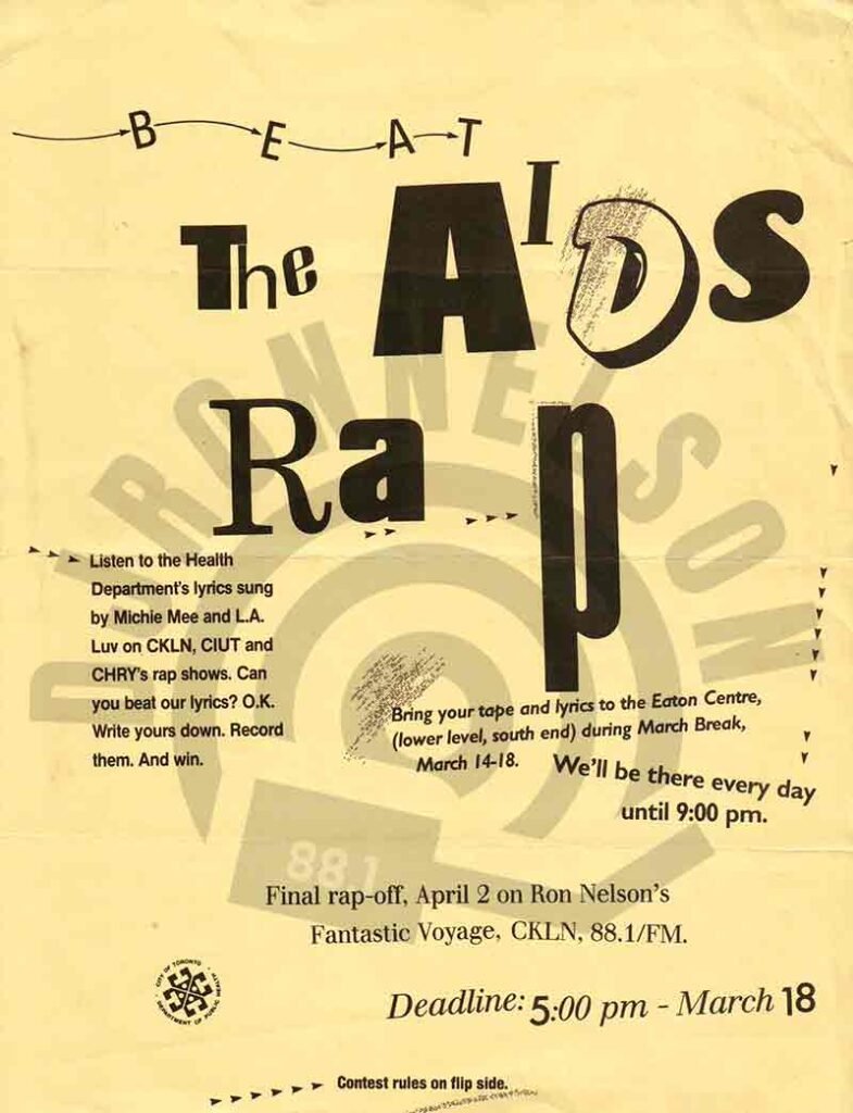Aids Rap Contest 1988