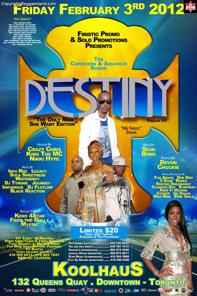 Destiny – The Capricorn-Aquarius Soiree 02.03.12