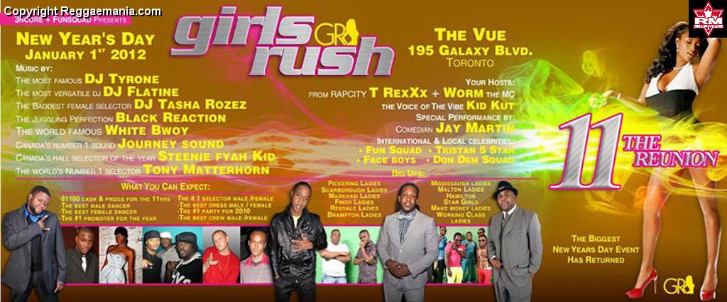 Girls Rush - Tony Matterhorn @ The View 01.01.12