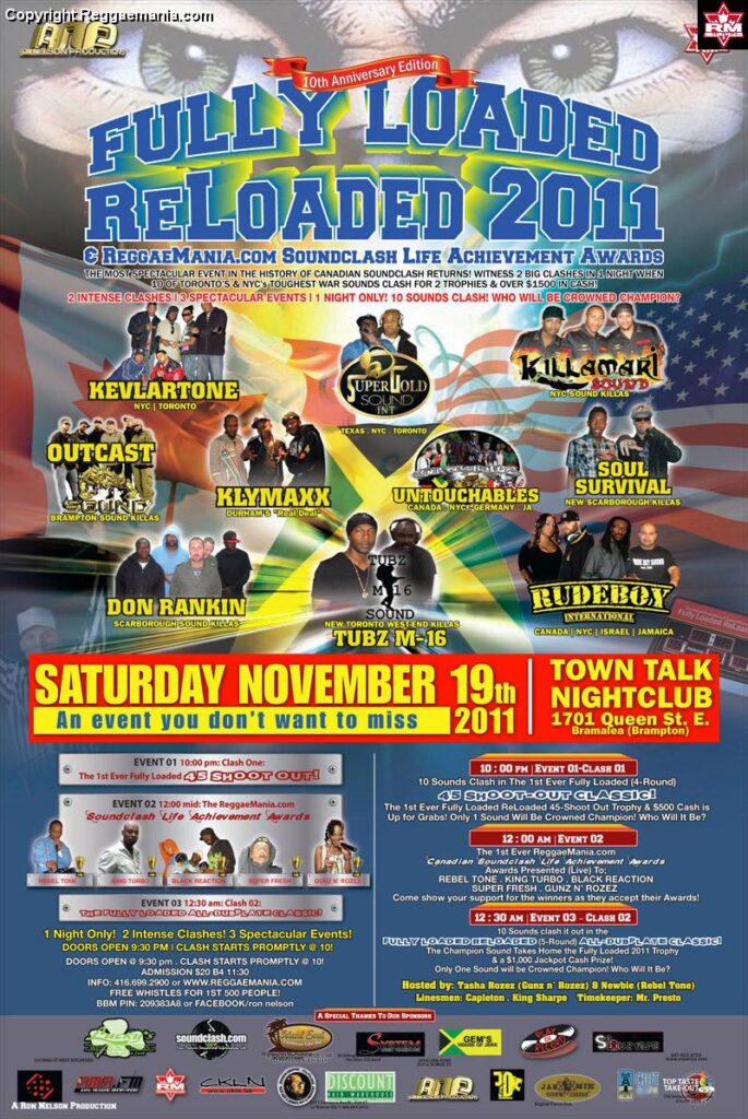 Fully Loaded ReLoaded Soundclash @ Towntalk 11.19.11