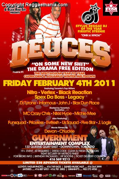 Deuces Capricorn Aquarius Winter Meltdown Feb 2011