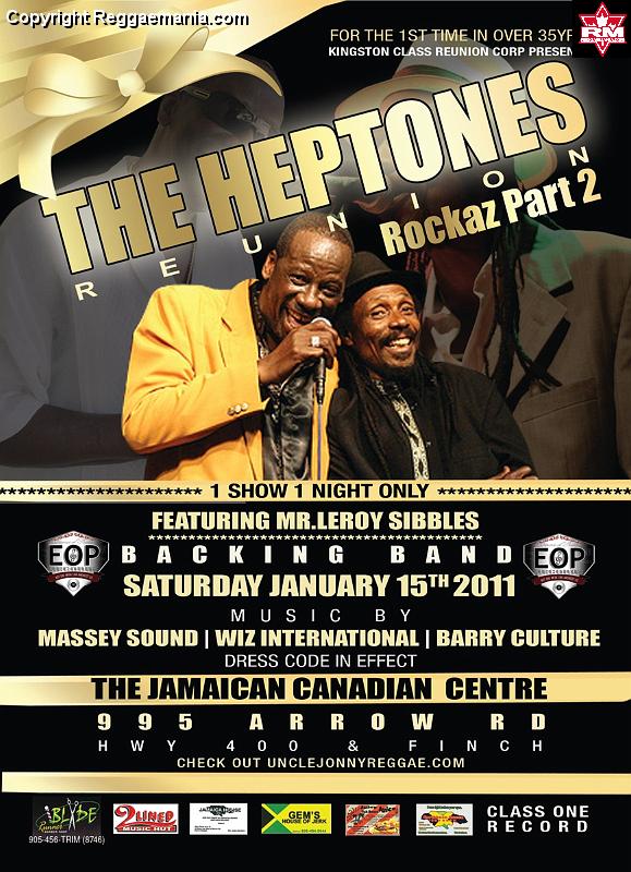 Heptones ReUnion Rockaz II @ JCA 01.15.11